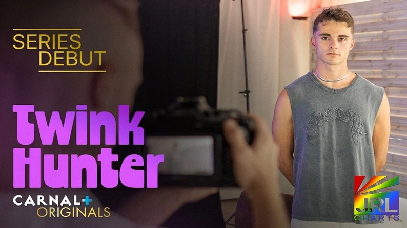 Carnal+ Originals launches TwinkHunter, the seductive new series pairing seasoned hunters with fresh-faced newcomers — exclusive coverage by JRL CHARTS Gay Adult News.