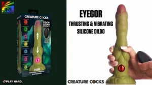 Eyegor Thrusting Creature Cock silicone dildo from XR Brands Creature Cocks Collection