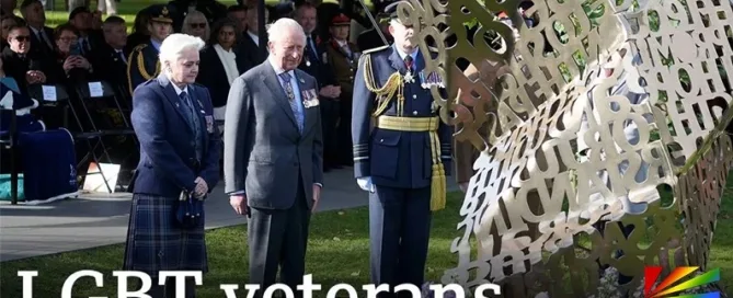 King Charles III unveils the UK’s first LGBT armed forces memorial in Staffordshire