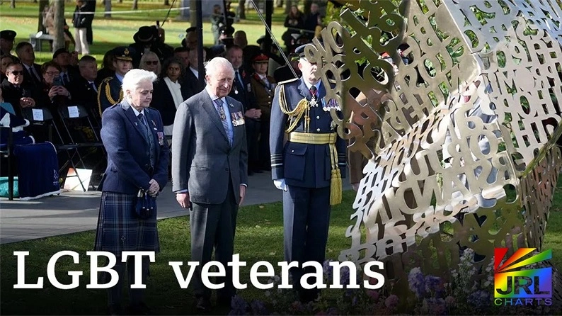King Charles III unveils the UK’s first LGBT armed forces memorial in Staffordshire