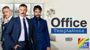 Beau Butler and Adam Tyrant star in Men.com’s Office Temptations (2025) directed by Alter Sin – JRL CHARTS Gay Adult News.