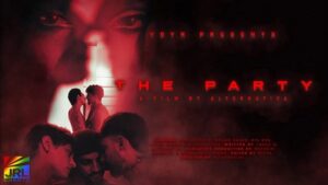 Poster for VoyR’s erotic mystery trilogy The Party filmed in Rio de Janeiro — JRL CHARTS Gay Adult News