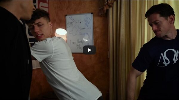 Trailer thumbnail for Pledge Daddy gay frat hazing kink DVD release