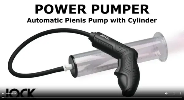 Power Pumper Automatic Penis Pump with Cylinder Visuals
