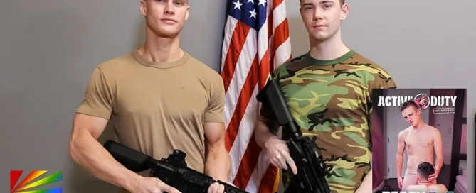 Ready to Attack 14 gay military bareback DVD cover featuring all-male cast