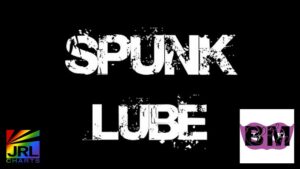 Britanicamask poses with SPUNK Lube products celebrating new sponsorship partnership announcement