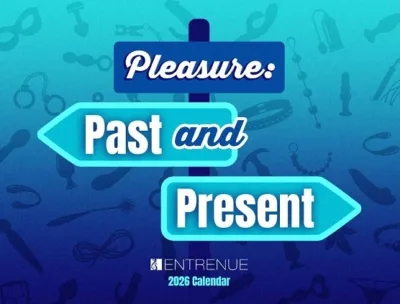 Entrenue 2026 catalog cover for adult retailers