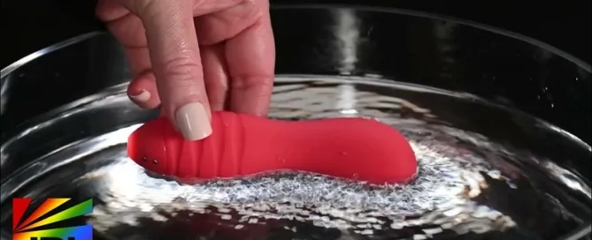 Packaging for the Nasstoys SORBET RUBY RED Bullet silicone mini vibrator