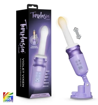 Violet Vixen thrusting dildo retail packaging
