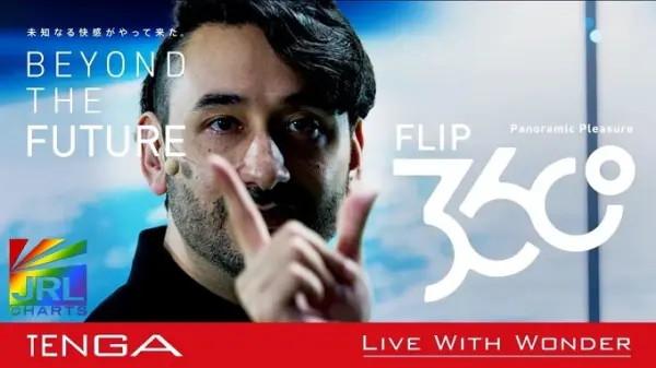 YouTube mature thumbnail for Tenga Flip 360 Series demo video | JRL CHARTS exclusive
