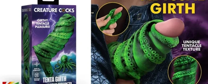 Tenta Girth Silicone Penis Enhancer from XR Brands Creature Cocks Collection