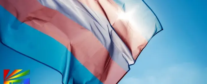 Transgender Flag symbolizing transgender rights and military policy coverage on JRL CHARTS