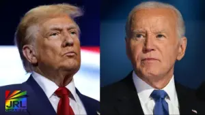 President Donald Trump and former President Joe Biden in a split-image political photo amid controversy over Biden’s autopen-signed executive documents, reported by JRL CHARTS.