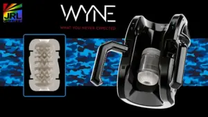 WYNE Masturbator 10 premium automatic stroker with dual handles and LED controls, now available for retailers through ORION Wholesale.