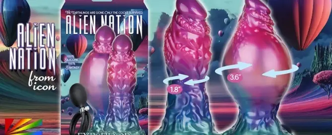 Alien Nation ECN Wholesale monster cock line products featured in top-selling adult toy collection