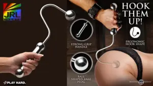Anal Hook Trainer stainless steel BDSM accessory for advanced anal training