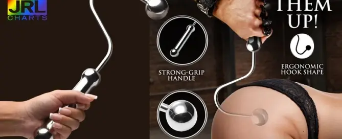 Anal Hook Trainer stainless steel BDSM accessory for advanced anal training