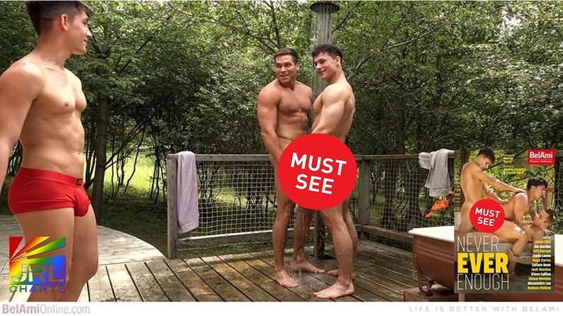 BelAmi Never EVER Enough DVD starring Jamie Eliot, Callum Dean, Ennio Leone and cast shipping to adult retailers in December 2025 – JRL CHARTS