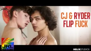 CJ Parker and Ryder Rockwell star in Helix Studios’ CJ & Ryder Flip-Fuck (2025) directed by Alex Roman