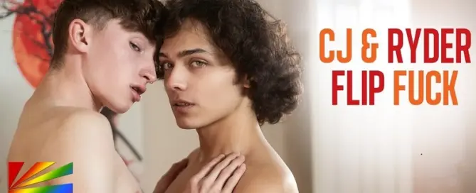 CJ Parker and Ryder Rockwell star in Helix Studios’ CJ & Ryder Flip-Fuck (2025) directed by Alex Roman