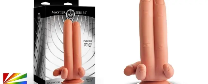 Mr. Fingers Silicone Dildo by Master Series, a premium silicone pleasure product from XR Brands.