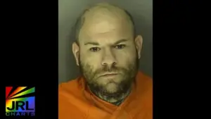 Mugshot of Travis Hank Priest arrested after an attempted robbery at an Adam & Eve adult store in South Carolina