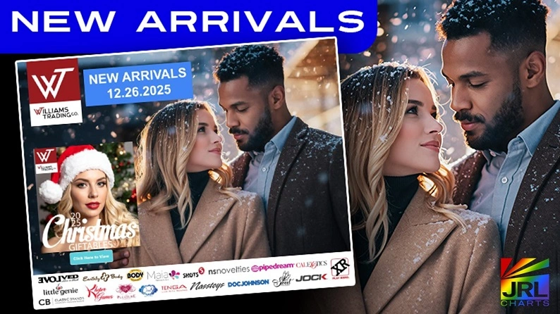 Williams Trading weekly new arrivals catalog featuring TENGA XR Brands and top pleasure product manufacturers