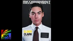 Dante Clark stars in Elder Clark: Chapters 1–4, a Missionary Boyz gay adult release featured on JRL CHARTS