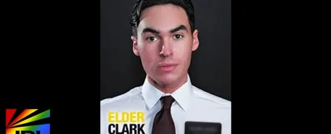 Dante Clark stars in Elder Clark: Chapters 1–4, a Missionary Boyz gay adult release featured on JRL CHARTS