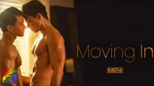 Ashton Summers and Ken Ott star in MEN.com’s Moving In gay adult scene premiering January 19