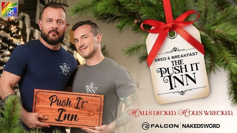 Falcon Studios and NakedSword stars in Bred & Breakfast The Push It Inn exclusive holiday adult film scene