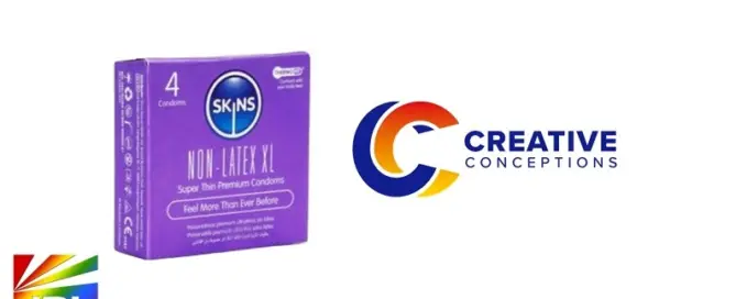 JRL CHARTS coverage of Skins non-latex condoms launched by Creative Conceptions for sexual wellness consumers