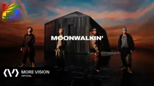 LNGSHOT K-Pop group in Moonwalkin music video from Shot Callers EP debut album