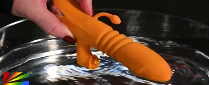 NASSTOYS Intruder Heat-Up Thruster Wiggling Rabbit vibrator featured in a product spotlight for sex toy retailers and buyers on JRL CHARTS.