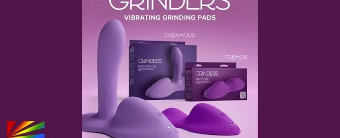 NS Novelties GRINDERS vibrating grinding pads featuring Tremor and Paramour with LoveSpouse app, via JRL CHARTS Sex Toys News