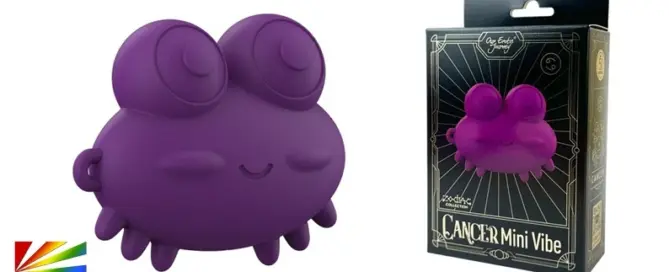 OEJ Zodiac Cancer Mini Vibe astrology sex toy by Our Erotic Journey for retail and consumers – JRL CHARTS