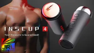 OTouch Inscup 4 male masturbator featuring advanced suction technology and vibration control, showcased by JRL CHARTS Sex Toys News