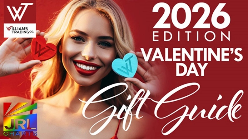 Williams Trading releases 2026 Valentine’s Day Essentials Catalog for adult retail buyers