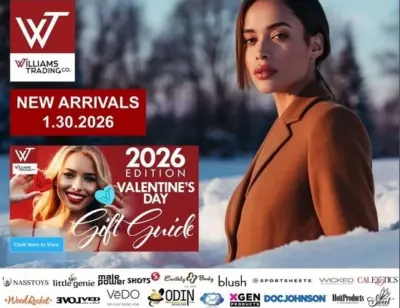 Williams Trading digital catalog weekly new releases February 2026 for adult retailers and B2B buyers