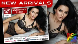 Williams Trading weekly new pleasure product arrivals for adult retailers as reported by JRL CHARTS Sex Toys News.