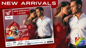 JRL CHARTS reports on Williams Trading’s weekly new pleasure product arrivals for adult retailers, featuring top wholesale brands and retail-ready sex toys.