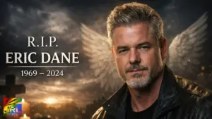 Eric Dane tribute image with R.I.P. theme following his death at age 53 after a battle with ALS
