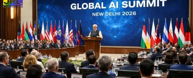 World leaders and technology ministers attend the Global AI Summit in New Delhi as 88 nations sign an artificial intelligence declaration without binding safety commitments