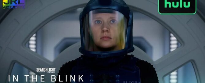 In the Blink of an Eye official trailer still from Hulu sci-fi film starring Kate McKinnon