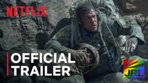 Official trailer still from War Machine (2026) starring Alan Ritchson in Netflix’s sci-fi action thriller