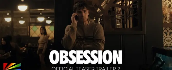 Michael Johnston in OBSESSION (2026), a supernatural horror film directed by Curry Barker and distributed by Focus Features, in theaters May 15.