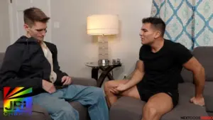 Trevor Harris and Damian Night in Sneaky Step-Bro DVD 2026 release from Pulse Distribution