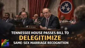 Tennessee House chamber during vote on HB1473 bill affecting same-sex marriage recognition