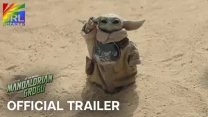 Din Djarin and Grogu in a scene from The Mandalorian and Grogu 2026 Star Wars film trailer