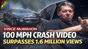 Vince McMahon during public appearance amid reports of 100 mph reckless driving incident under investigation in 2026.